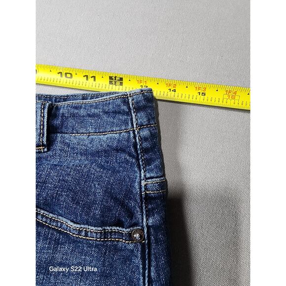 We The Free Womens Denim Skirt Size 26 Micro Mini Bare Back 90s Y2K‎ Concert - Picture 4 of 7